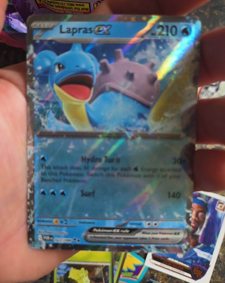 2006 Pokémon TCG Perfect Order #022 Lapras EX — front