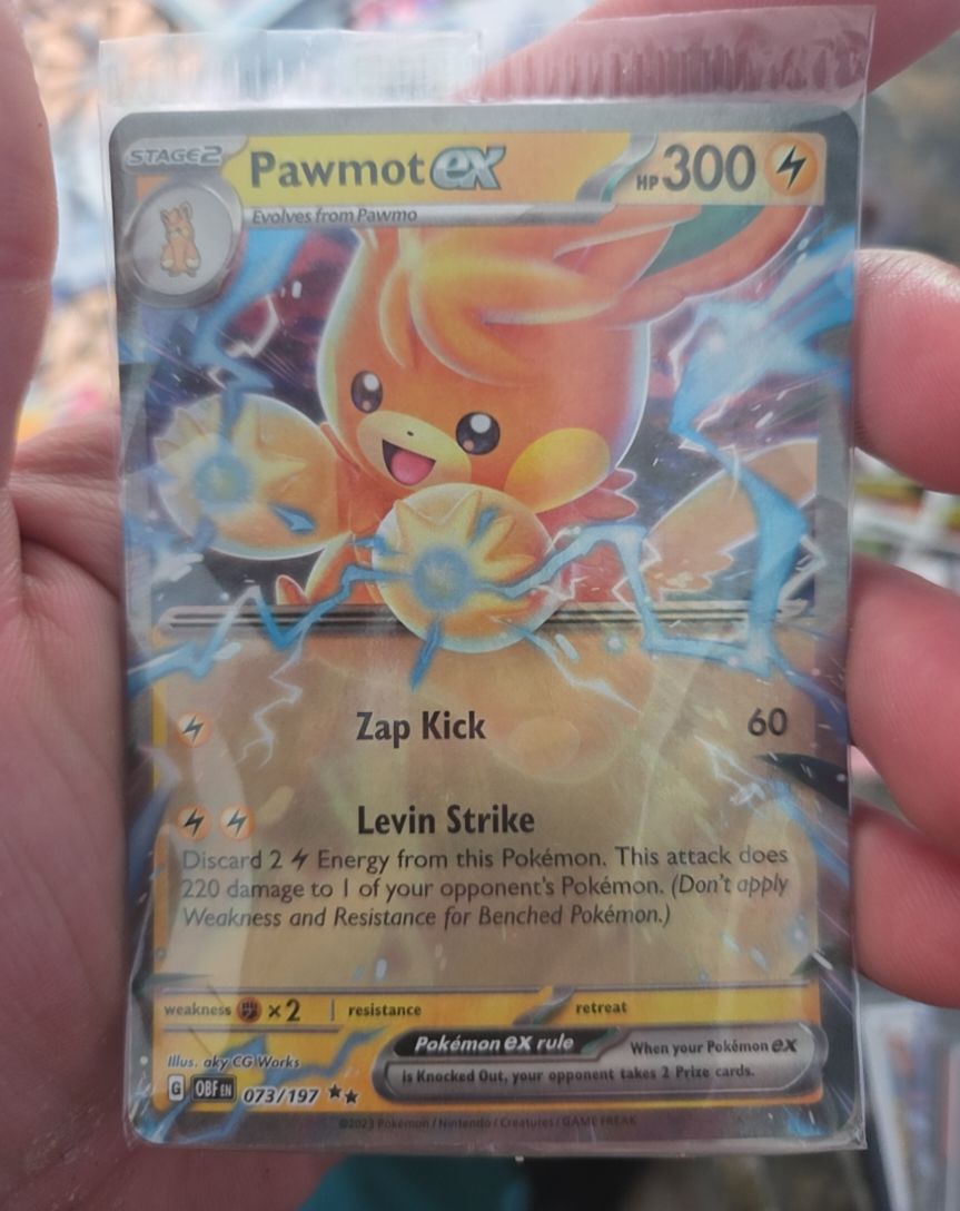 2023 Pokémon #073 Pawmot ex — front