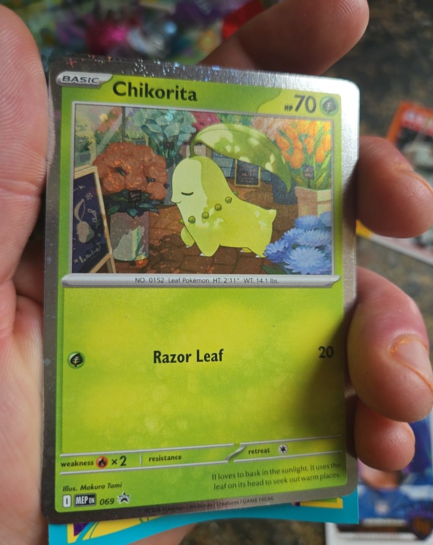 2026 Pokémon MEP #069 Chikorita — front