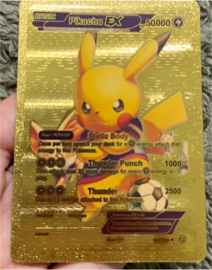 Pokémon Pikachu EX #147 — front