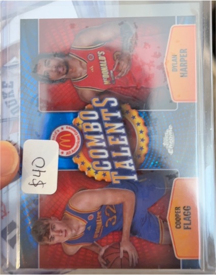 2024 Topps Chrome McDonald's #COT-COO Combo Talents Cooper Flagg / Dylan Harper — front