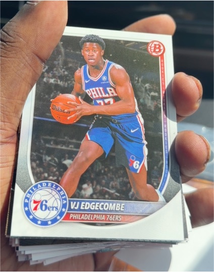 2025-26 Bowman #3 VJ Edgecombe — front