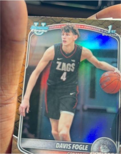 2025-26 Bowman Chrome #BCP-47 Davis Fogle — front