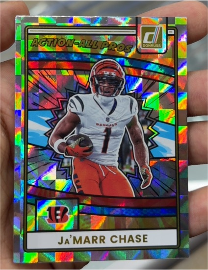 2025 Donruss Action-All Pros #AAP-JCH Ja'Marr Chase — front