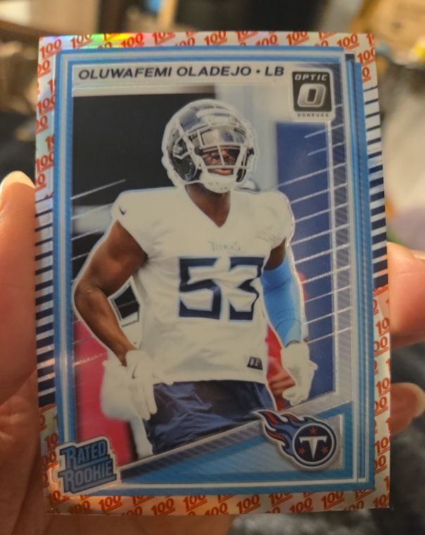 2025 Panini Donruss Optic #280 Oluwafemi Oladejo — front