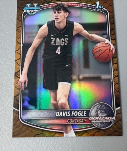 2025-26 Bowman Chrome #BCP-47 Davis Fogle — front