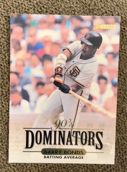 1994 Donruss 90's Dominators #7 Barry Bonds — front