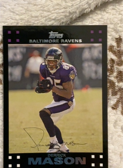 2007 Topps #120 Derrick Mason — front