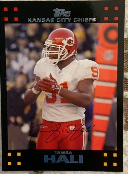 2007 Topps #258 Tamba Hali — front