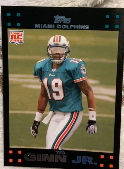 2007 Topps #321 Ted Ginn Jr. — front