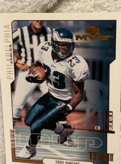 2000 Upper Deck MVP #131 Troy Vincent — front