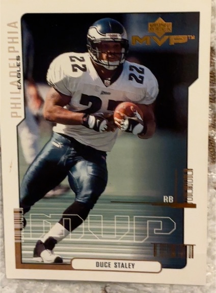 2000 Upper Deck MVP #126 Duce Staley — front