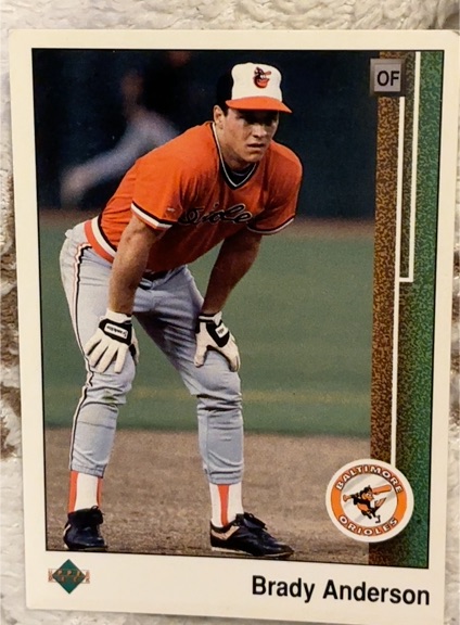 1989 Upper Deck #408 Brady Anderson — front