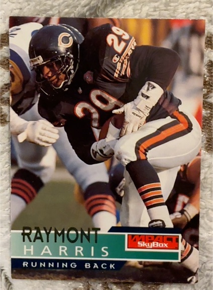 1995 SkyBox Impact #21 Raymont Harris — front