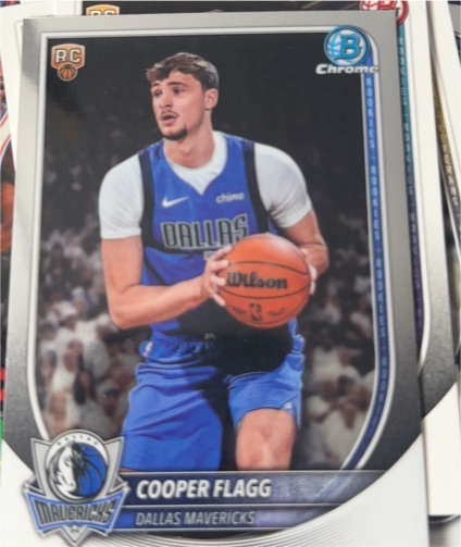 2025-26 Bowman Chrome #BCV-1 Cooper Flagg — front