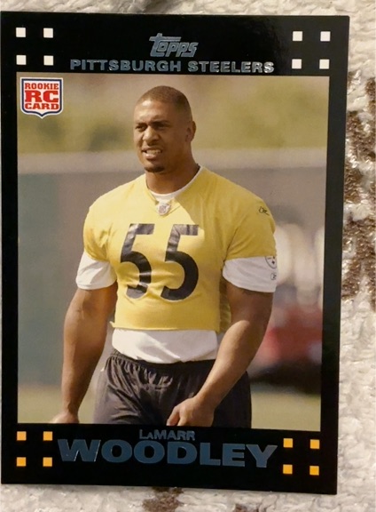 2007 Topps #358 LaMarr Woodley — front