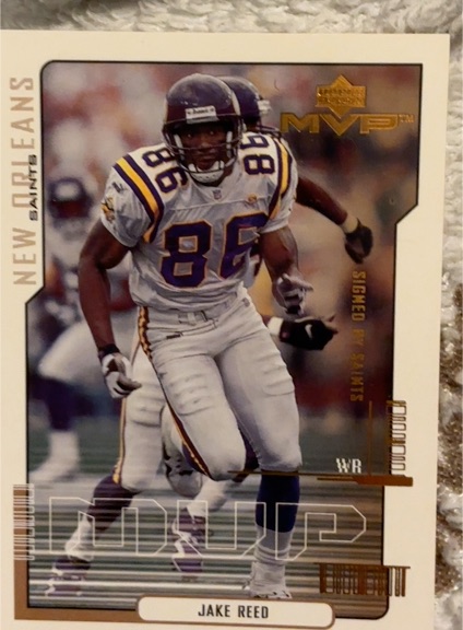 2000 Upper Deck MVP #104 Jake Reed — front