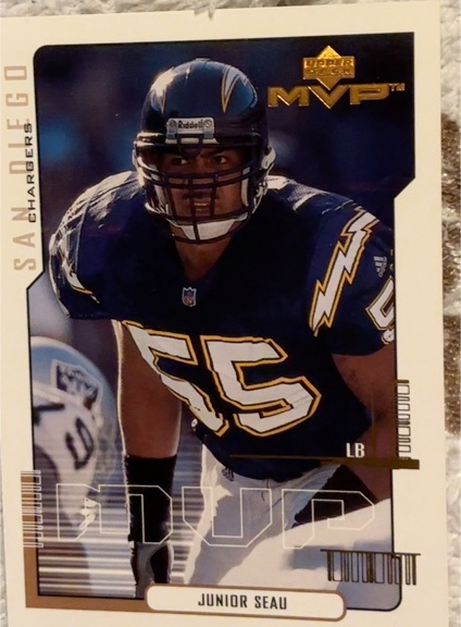 2000 Upper Deck MVP #148 Junior Seau — front