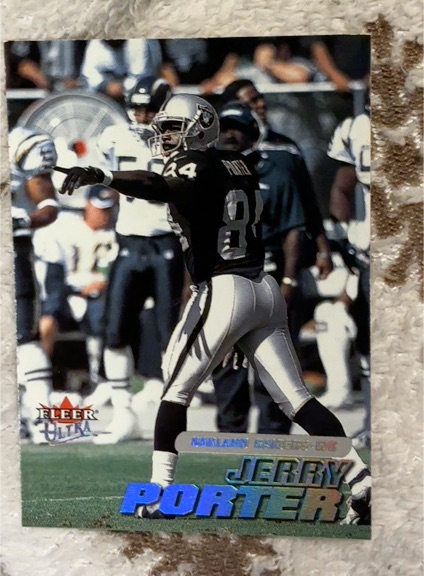 2001 Fleer Ultra #201 Jerry Porter — front