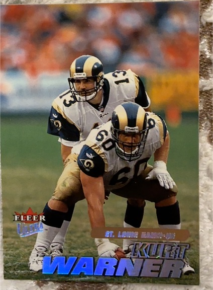 2001 Fleer Ultra #2 Kurt Warner — front