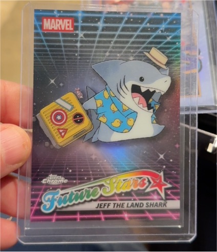 2025 Topps Chrome Marvel #FS-6 Jeff The Land Shark Future Stars — front
