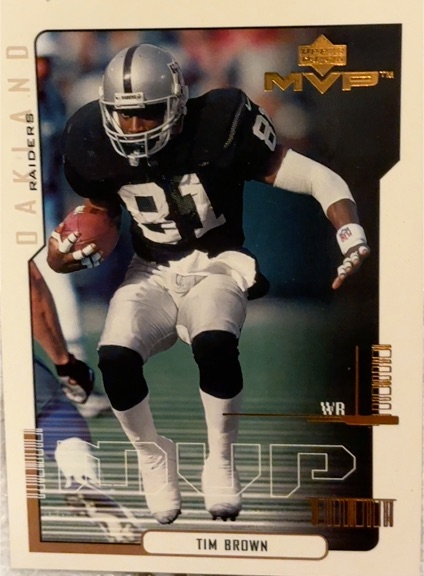 2000 Upper Deck MVP #120 Tim Brown — front