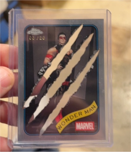 2025 Topps Chrome Marvel #100 Wonder Man — front
