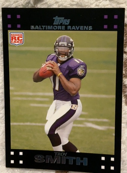 2007 Topps #289 Troy Smith — front