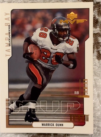 2000 Upper Deck MVP #165 Warrick Dunn — front