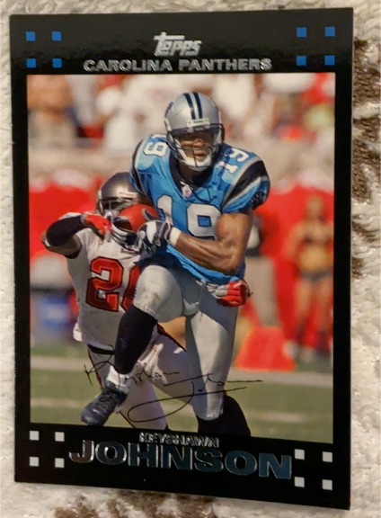 2007 Topps #125 Keyshawn Johnson — front
