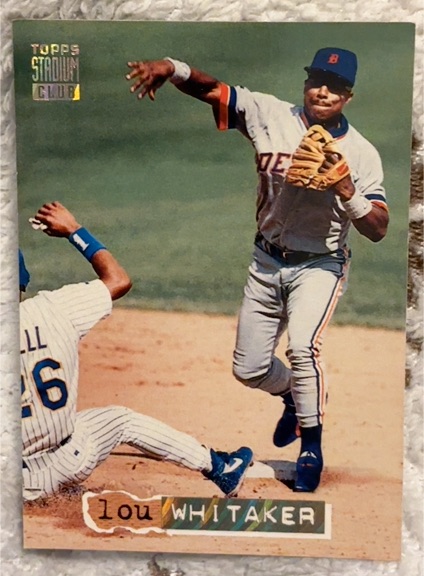 1994 Topps Stadium Club #443 Lou Whitaker — front