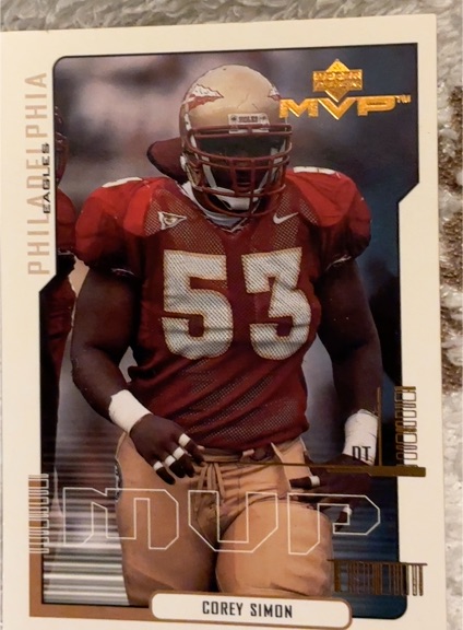 2000 Upper Deck MVP #194 Corey Simon — front