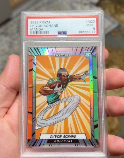 2023 Panini Prizm #M20 De'Von Achane Manga — front