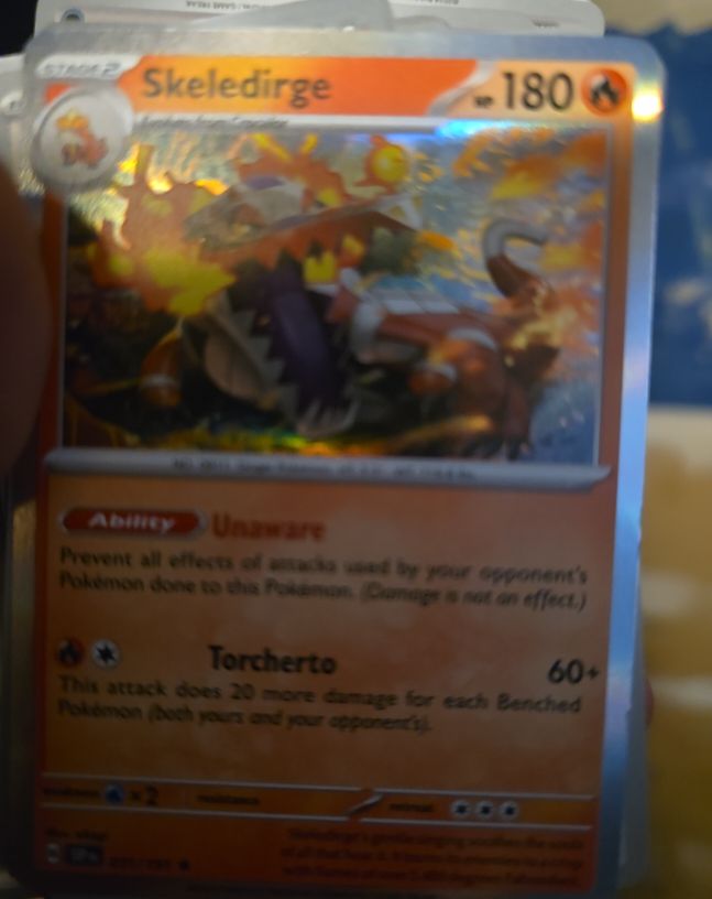 2023 Pokemon Scarlet & Violet Surging Sparks #031 Skeledirge — front