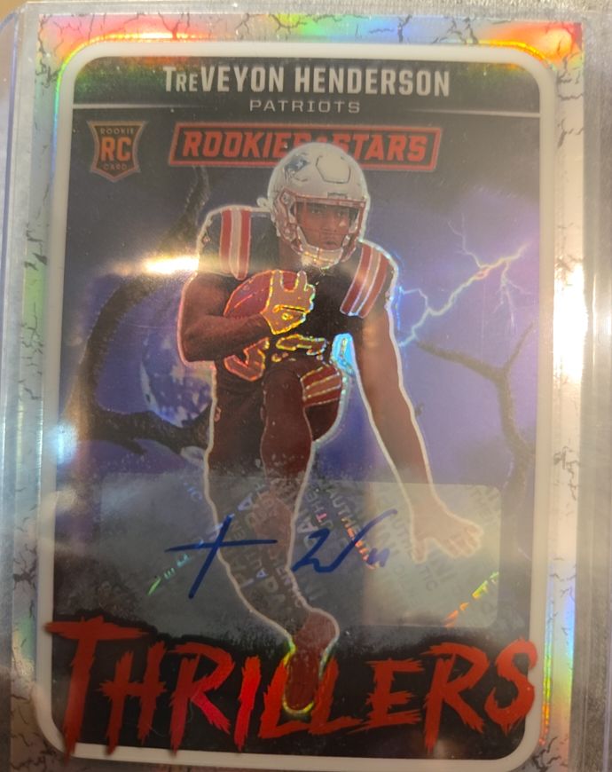 2025 Panini Rookies & Stars #20 TreVeyon Henderson Thrillers Silver — front