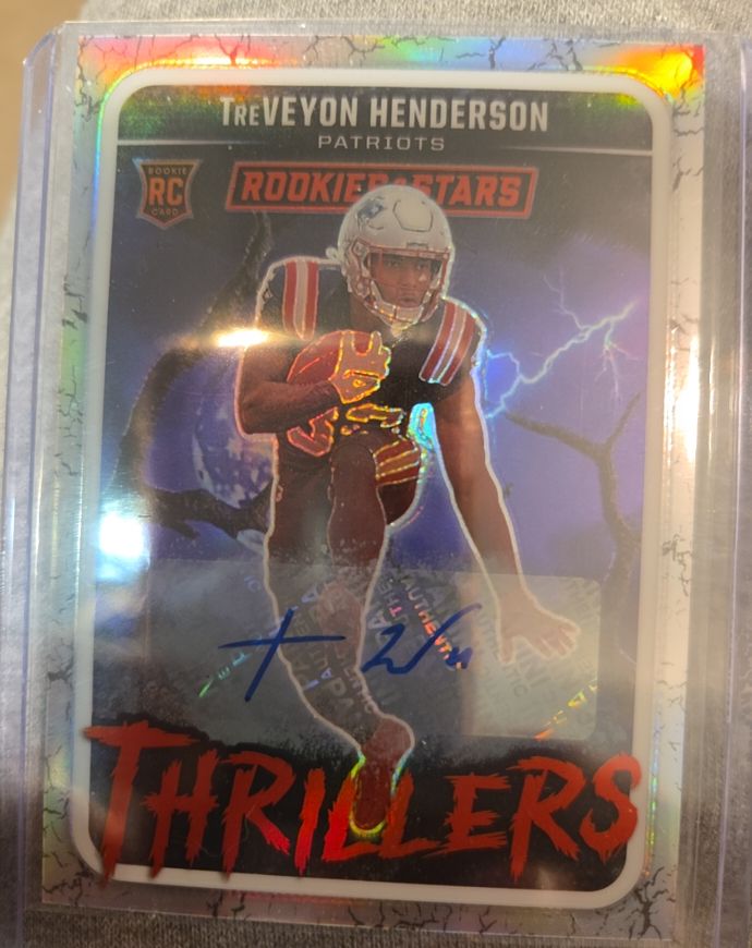 2025 Panini Rookies & Stars #20 TreVeyon Henderson Thrillers Silver — front