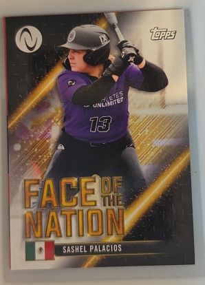 2023 Topps Athletes Unlimited Face of the Nation #FN-9 Sashel Palacios — front