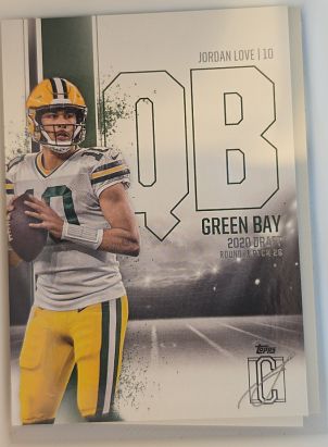 2024 Topps Signature Class #17 Jordan Love — front