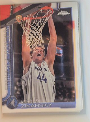 2025-26 Topps Chrome #295 Rocco Zikarsky — front