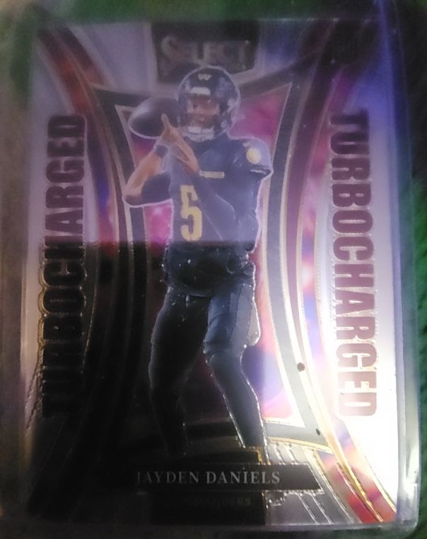 2024 Panini Select #12 Jayden Daniels Turbocharged — front