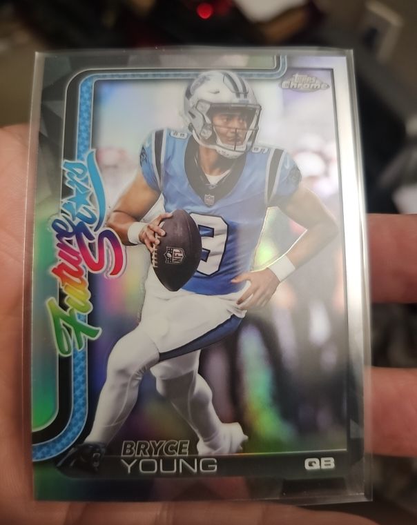 2025 Topps Chrome #FS-17 Bryce Young Future Stars Refractor — front