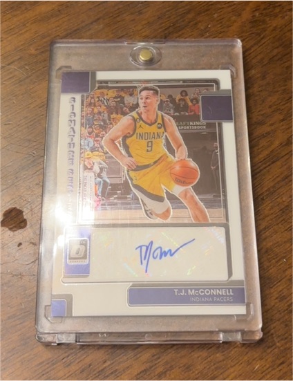 2022-23 Panini Donruss Optic Signature Series #SS-TJM T.J. McConnell — front