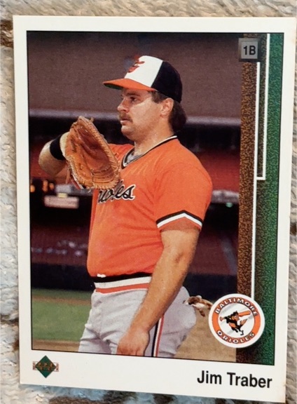 1989 Upper Deck #294 Jim Traber Baltimore Orioles — front