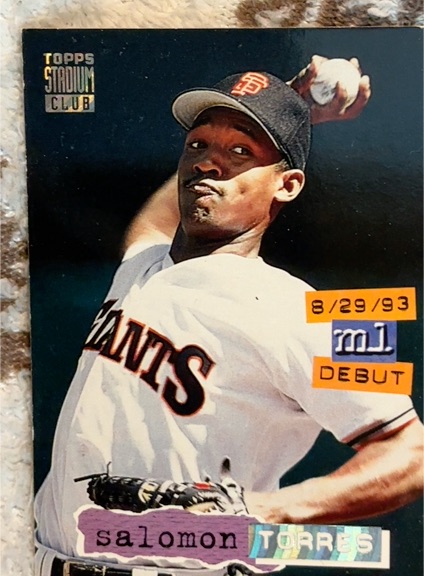 1994 Topps Stadium Club #314 Salomon Torres — front