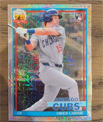 2026 Topps Series 1 #91C-11 Owen Caissie — front