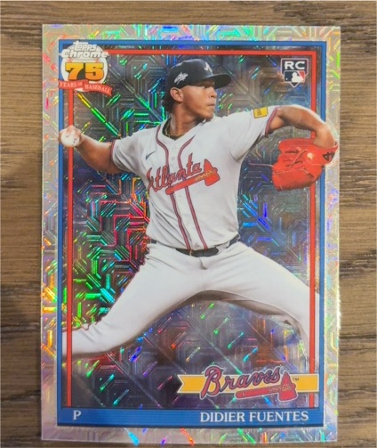 2026 Topps Series 1 Silver Pack Mojo Refractor #91C-85 Didier Fuentes — front