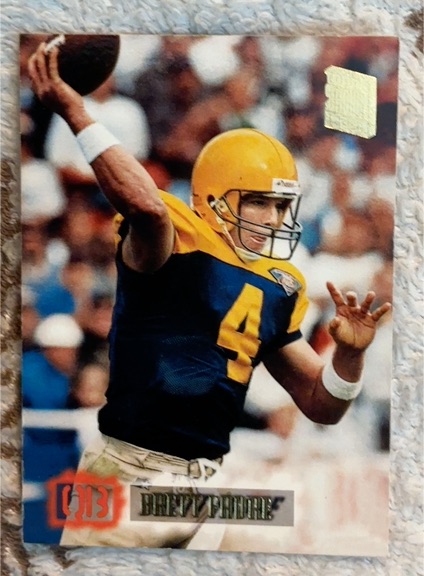 1994 Topps Stadium Club #604 Brett Favre — front
