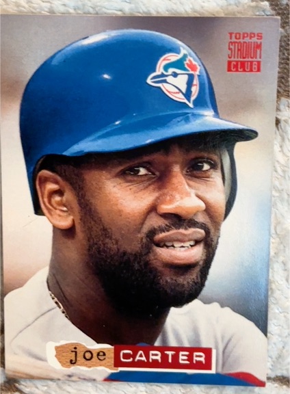 1994 Topps Stadium Club #300 Joe Carter — front