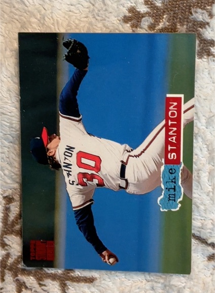 1994 Topps Stadium Club #471 Mike Stanton — front
