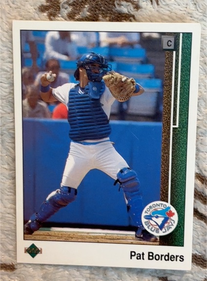 1989 Upper Deck #593 Pat Borders — front